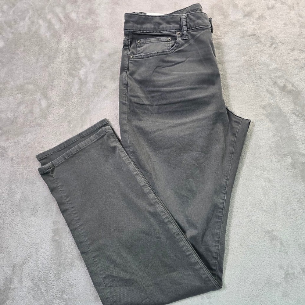 American Eagle Mens Original Straight Flex Gray Pants 32x34 New With Tags